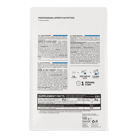 Creatine Monohydrate 1000 g natural